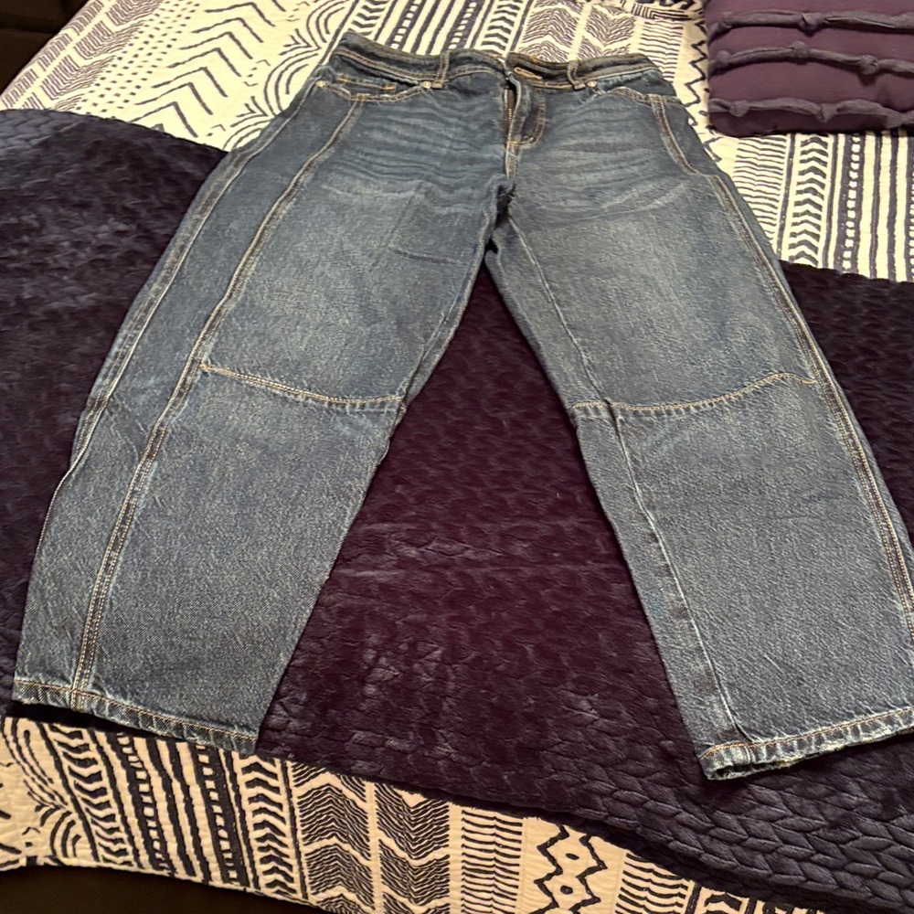 Loft Barrel Blue Jeans